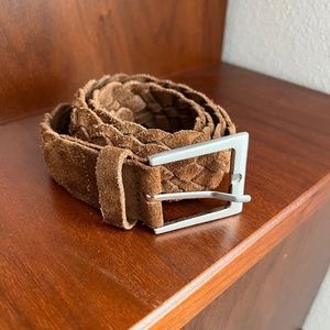 Suitsupply Suede Braided Belt